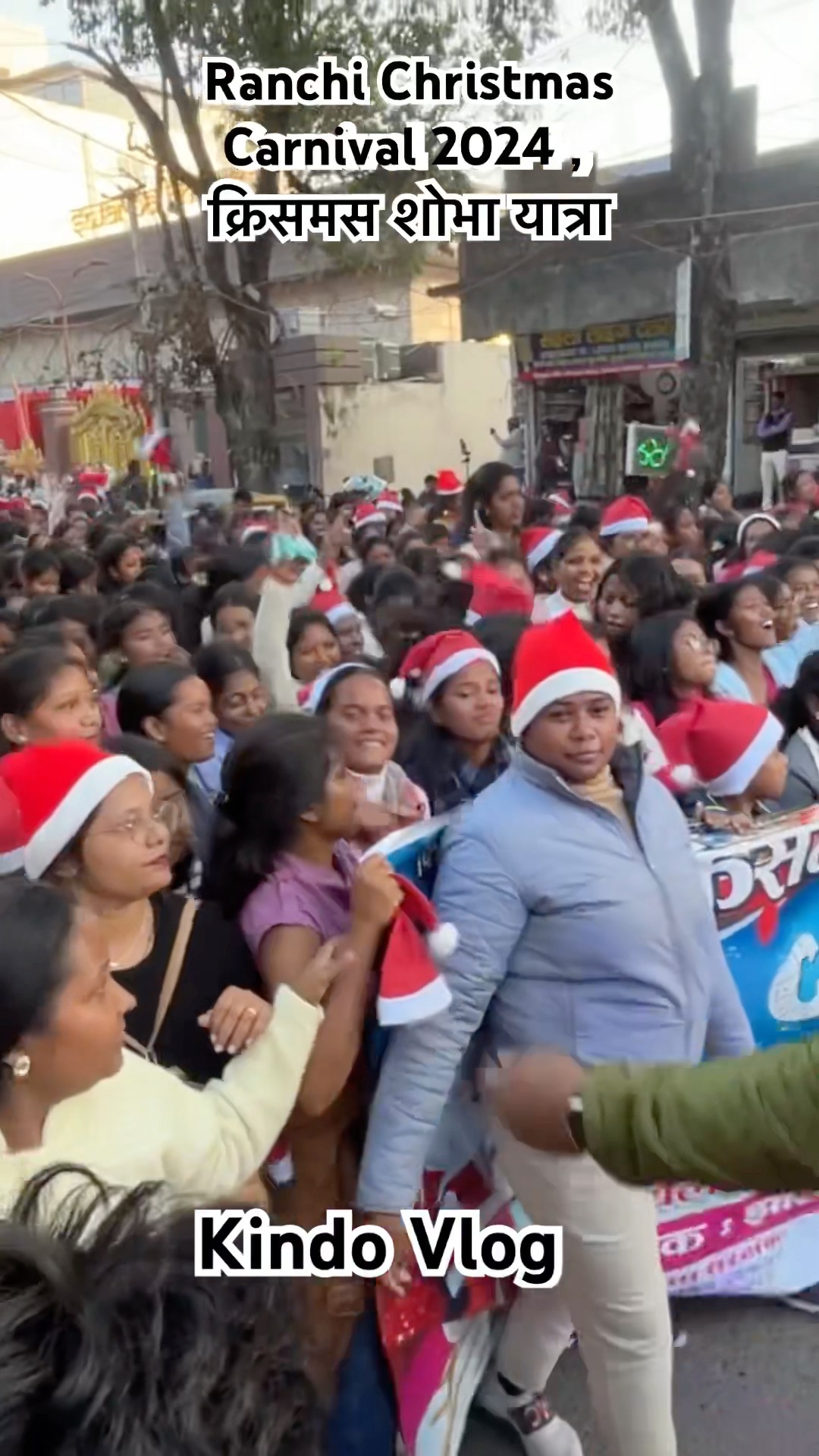 Ranchi Christmas Carnival 2024 , क्रिसमस शोभा यात्रा/video43